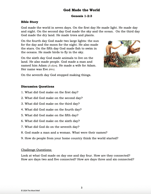 Creation to Christ - Pre-Intermediate - Image 6